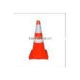 Colourful PE 50CM Traffic Cone With Rubber Base thumbnail-1