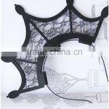 Queen Style Head Hair Hoop,hollow Lace Crown Party Hair Band,holiday Party Halloween Hair Jewelry thumbnail-4