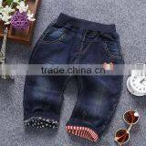 Fashion Baby Girls Boys Cute Baby Long Trouser Kids Soft Jeans Pants thumbnail-4