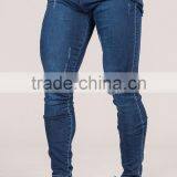 2016 New Design Destoryed Denim Jeans Pants for Man Crushed Jeans Tight Jeans thumbnail-2