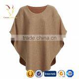 Women Merino Wool Knit Plus Size Ponchos thumbnail-4