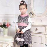 2016 Winter Wholesale Fashion Children Clothing Kids Girl Dress Girls Boutique Clothing thumbnail-1