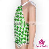 St.Patricks Day Fancy Baby Boutique Outfits Pictures Kids Wearing Jumpsuit Printed Hairball With Rabbit Ear Headband Romper thumbnail-4