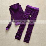 Custom Design Sports Training Set Woman Athletic Dress Women's Winter Velvet Sports Track Suit thumbnail-2