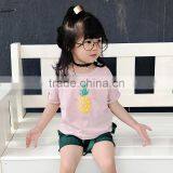S17108A 2017 New Summer Clothes Girls T-shirt thumbnail-2