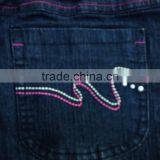 Girls Denim Shorts #9M0456 thumbnail-4
