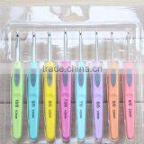 2016 NEW High Quality 8PCS Sofe Plastic Crochet Hooks/Knitting Needles thumbnail-4