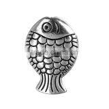 Zinc Based Alloy Spacer Beads Fish Animal Antique Silver thumbnail-1