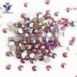 NHF 2058 Ss20 CrystalAB Chaton Flat Back Glass Rhinestones Beads thumbnail-1