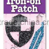 Mini Glitter Iron on PU Patches Kids Iron on Patch Printing Iron on Patch thumbnail-1
