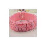 Plastic LED Watch SHARP Lava Style Iron Samurai thumbnail-2