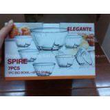 LongRun 7pcs Dinner Ware Glass Bowl Sets thumbnail-3