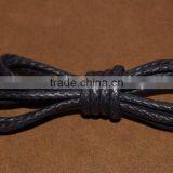 Wax Round Cotton Shoelaces With Rope Design