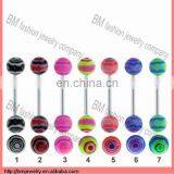 Cheap Flat Tongue Rings Piercing Body Jewelry Wholesale thumbnail-1