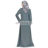 Custom Make Women Loose Abaya Wholesale,abaya Models Dubai Muslim thumbnail-3