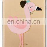 Soft Gel Clear Phone Case Printed Flamingo Phone Case Cover thumbnail-6