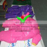 new Japanese PVC tarpaulin pink & purple kids Sumo suit