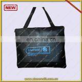 Black Leather Prayer Mat, Waterproof Travel Prayer Rugs, Portable Rugs With Hand Bag Saudi Arabia Rug thumbnail-4