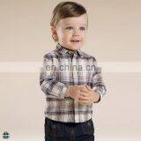 T-BSS001 2016 Long Sleeve Plaid Latest Dress Shirt Designs For Boys thumbnail-1