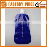 2017 Given Away Lable Printed Collapsible Water Bottle With Carabiner thumbnail-1