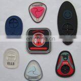 Rubber Patch-3D Transparent Rubber Label Wholesale Cheap Customized Engraved Logo 3D Soft Plastic PVC Silicone Rubber Label