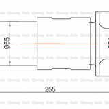 High Power Submersible Piezoelectric Ultrasonic Transducer With 20Khz 1800W Output and 4 Ceramic Rings thumbnail-2