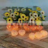 Heart Cotton Ball String Lights Fairy Lights Wedding Party Decor Lamp