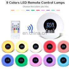 Remote Control USB Sunlight Wake Up FM Radio And Snooze Function Smart LED Alarm Desk & Table Clocks thumbnail-2