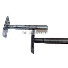 Safety Razor Golden Shaving Razor Set Private Label Razor Black Stainless Steel Doule Edge Blades Tiwn Blade Men Personal Care thumbnail-3