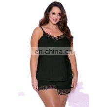 5xl Dropshipping Lace Women's Plus Size Underwear long skirt pajama dress lace thin