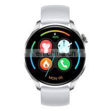 High Quality HW66 Round Smart Watch With GPS Full 420*420 Resolution 3.5D Curved-display for Gift HW66 Smart Watches thumbnail-2
