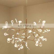 Chandelier Stylish Tree Branch Chandelier Sputnik Firefly Adjustable Indoor Hanging LED Ceiling Light thumbnail-3