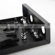 SC FC 8 Core Fiber Port Wall Mounted/desktop Type Fiber Optic Patch Panel LIU BLACK Cold Rolled Steel FTTH FTTB FTTX Network thumbnail-5