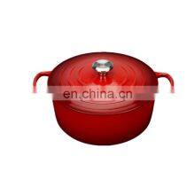 Kitchen Ware 4pcs Enamel Cast Iron Casserole Saucepan Pot Cookware Sets thumbnail-4