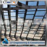 Corrugated Steel Sandwich Panel Construction Material Frame Building Atrium Roof thumbnail-5