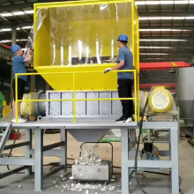 Pyrolysis Tire Steel Wire Shredding Machine Steel Wire Bundle Impurities Removal Shredder Machine thumbnail-3