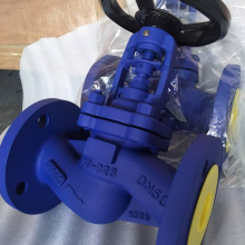 DIN Cast Steel GS-C25 Bellows Globe Valve Flanged Connection