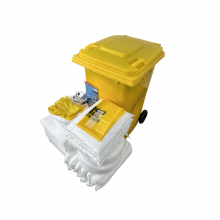 240 Litre Wheeled Bin Oil Spill Kit For Industrial And River Oil Leakage thumbnail-5