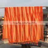 Popular Design Turkish Fouta Towels 100% Cotton Peshtemal Pareo Fouta Turkish Tye Dye Fouta Towel Round Beach Cover up thumbnail-3