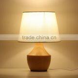 OEM Wholesale Wooden Lamp Modern Fabric Shade Desk Lamp Led Light LED Wood Table Light JK-879-22 LED Wood Table Lamp