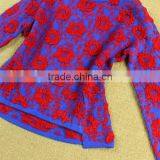 2014 Brand Name Newest European Runway Styles Edelweiss Knitted Models Sweater Tops +mini Skirts With Belt D1691501 thumbnail-6