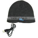 Soft Warm Beanie Hat Wireless Bluetooth Smart Cap BT Headset Headphone Speaker Mic Bluetooth Hat thumbnail-4