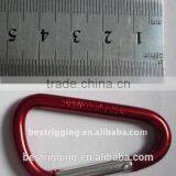 Hot Selling High Quality Red Aluminum D Shaped Carabiner Snap Hook Rigging Hardware China Supplier thumbnail-4