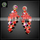Western Fashion Jewellery Fancy Gold Plated Zinc Alloy Rhinestone Statement Necklace Turkish Jewelry Set KHK735 thumbnail-4
