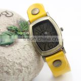 Best Selling Wrist Watch Genuine Strap Leather Watch Vintage