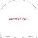 Customized Logo Available Wholesale Waterproof Silicone Swim Cap thumbnail-4