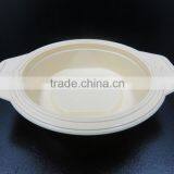 High Quality Injection Moulding PP 250ml White Food Tray With FDA Certified