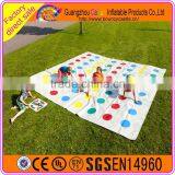 Giant Outdoor Game Inflatable Twister Mats For Kids