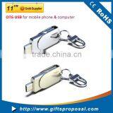 Newest OTG Mobile USB DISK Swivel With High Quality Customize 8G,16G,32G,64G Storage thumbnail-1