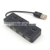 Factory Price USB 3.0 Hub 4 Ports Speed 5Gbps for PC Laptop With On/off Switch WHITE thumbnail-4